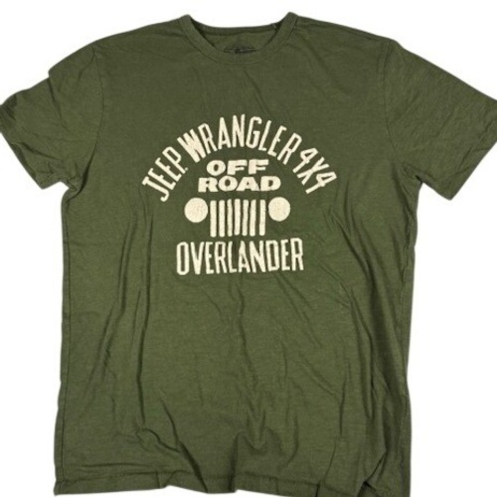 Lucky Brand Jeep T-Shirt Mens M Good Wrangler 4x4‎ Off Road Overlander Tee